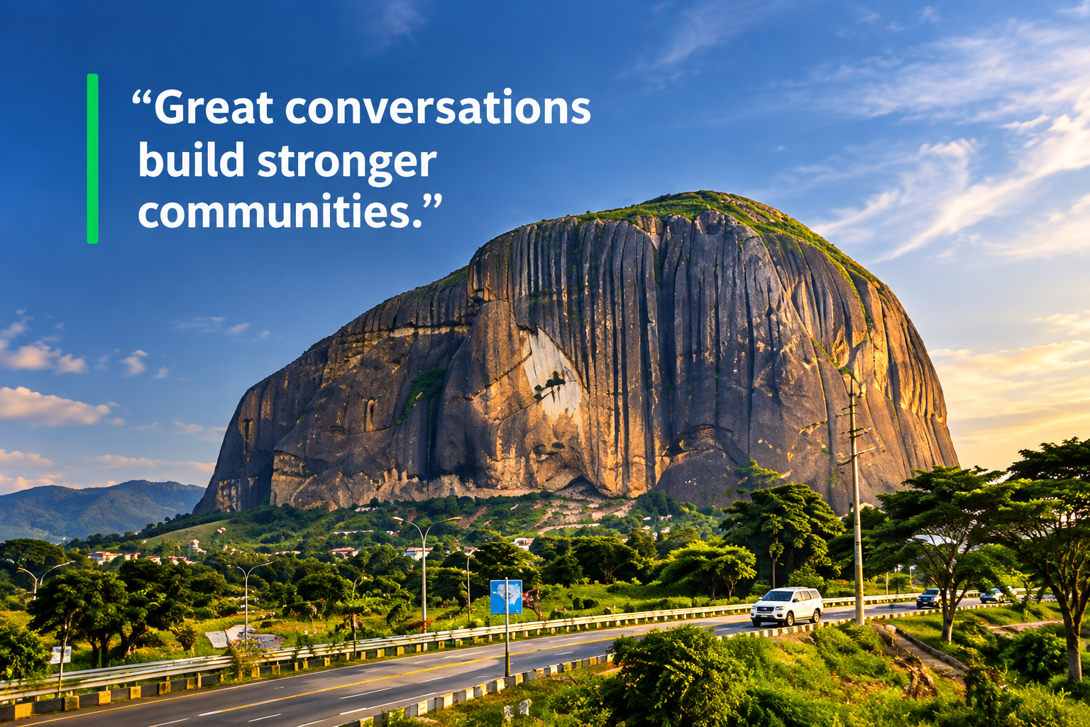 Great conversations build stronger communities.